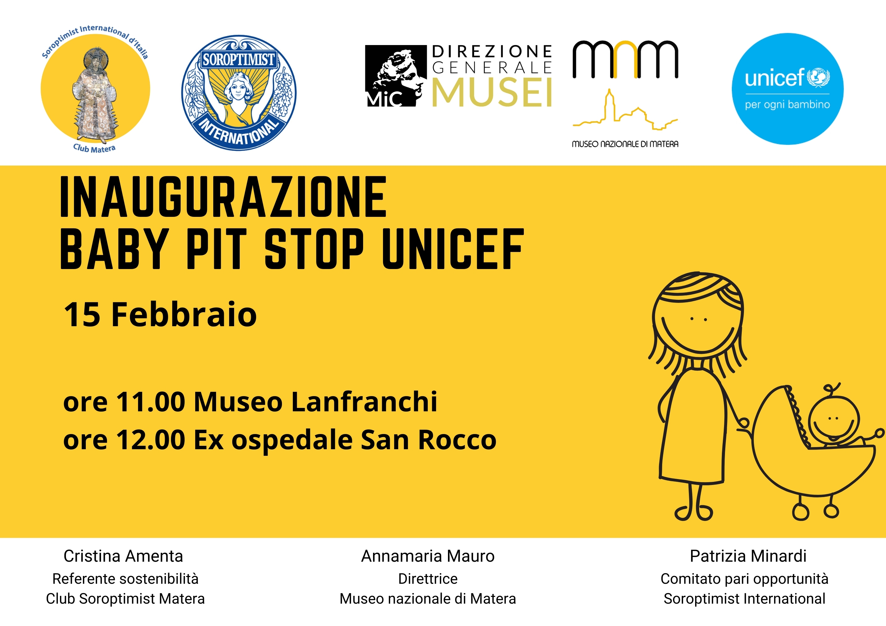 Museo nazionale di Matera - Inaugurazione del baby pit stop presso l'Ex Ospedale di San Rocco
